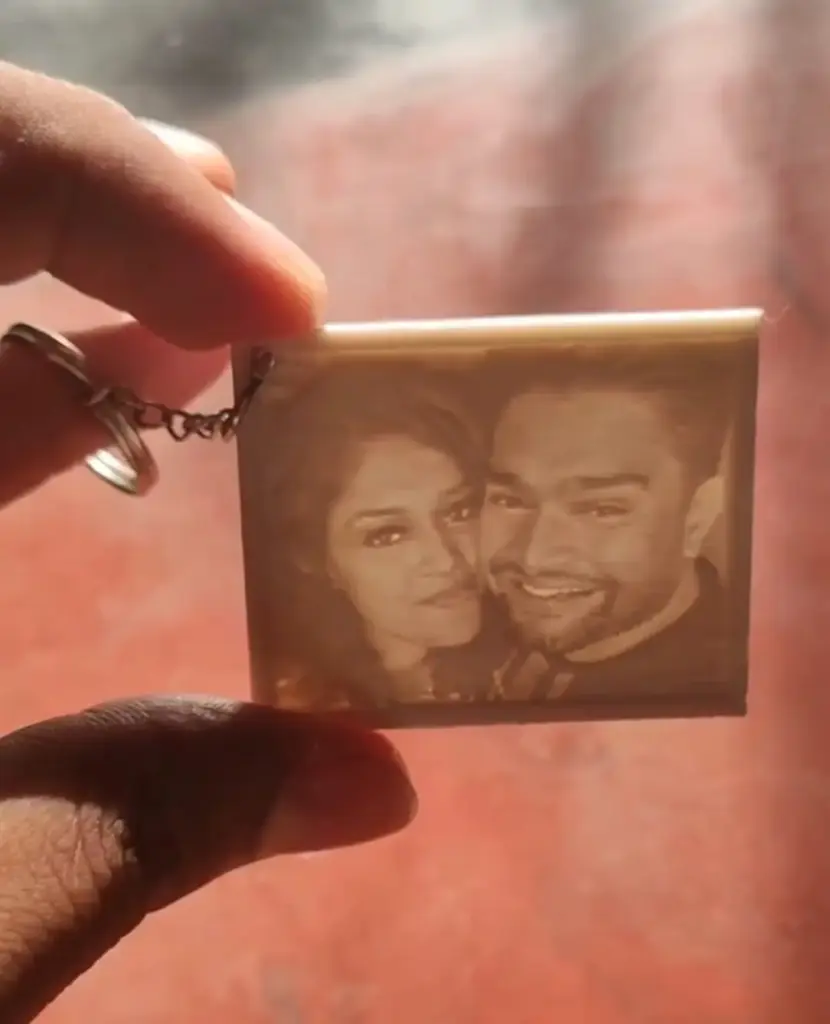 Custom Lithophane Keychain – A Memory You Can Hold