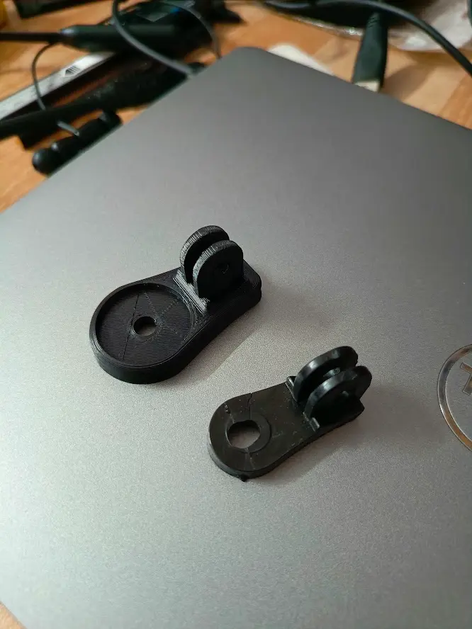 3D Printed GoPro Mount Adapter Replacement