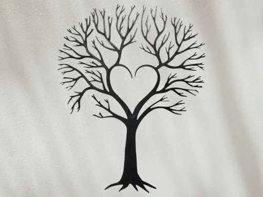 Celebrate Connection and Growth with This Elegant "Tree of Love" Wall Art