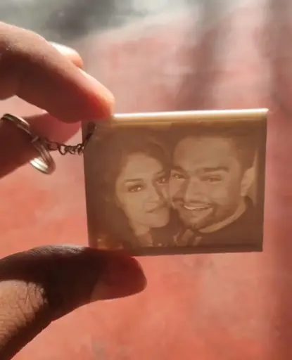 Custom Lithophane Keychain – A Memory You Can Hold